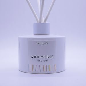Mint Mosaic Reed Diffuser | Essenza Gloss White | Home Decor | 6.8 FL oz